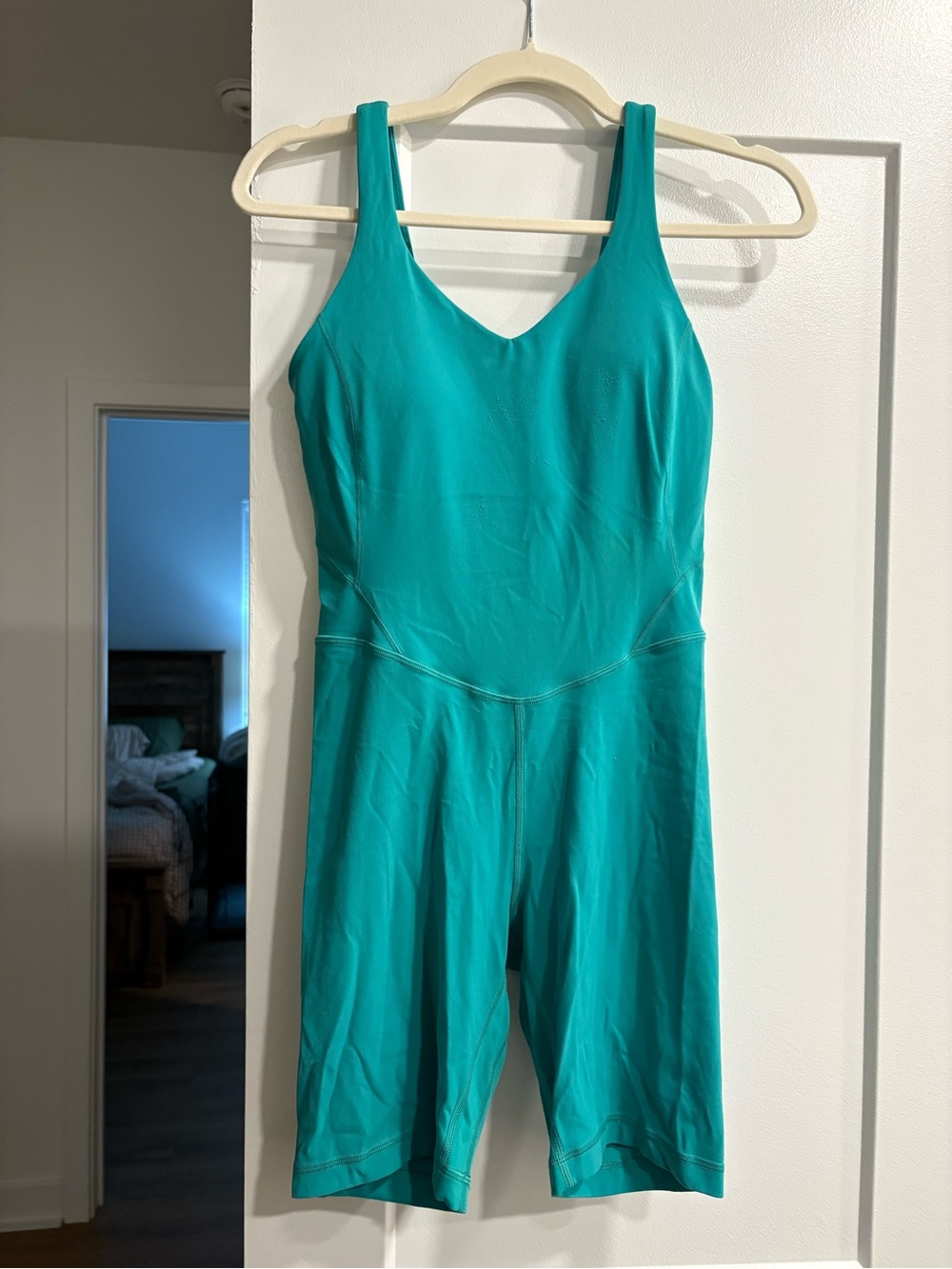 lululemon athletica Teal Sleeveless Romper